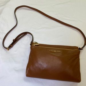 Michael Kors Brown/Tan Leather Crossbody Bag
